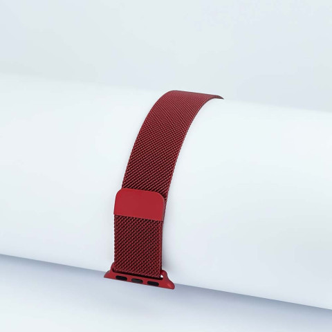 Ремешок для Apple watch 38/40/41mm Milanese Loop Band China red